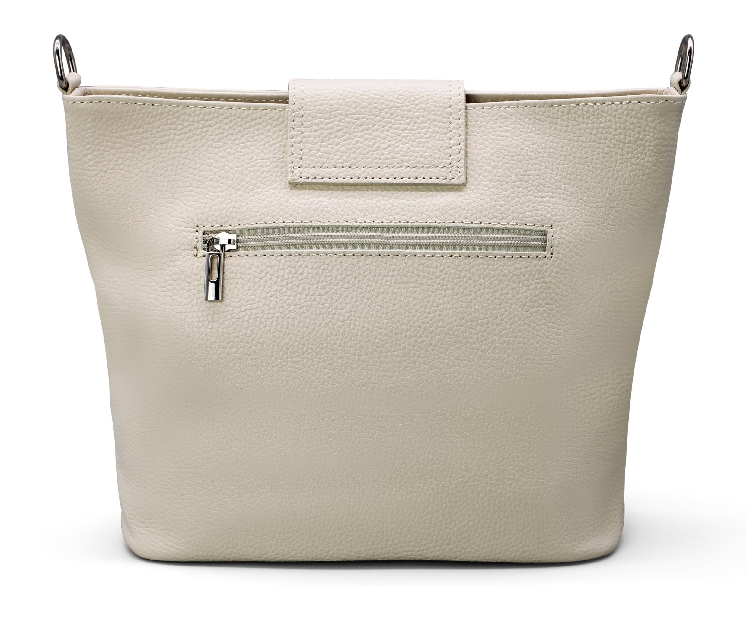 Brise Art ELLIE Damen Umhängetasche Echtleder Handgefertigt Crossbody Bag | [Test SEHR GUT, Note 1.1], Echtes Leder, Schultertasche mit Ledergurt & wahlweise gemustertem Riemen, 6 Fächer, Made in Italy