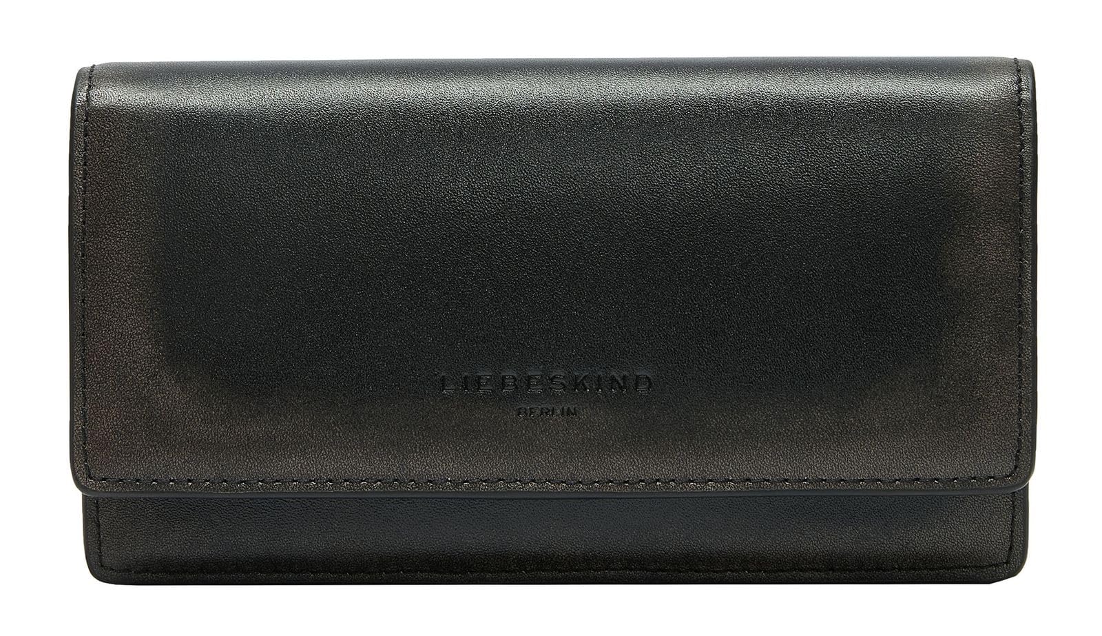 LIEBESKIND Berlin Lou Vintage Leather Slam Purse Black