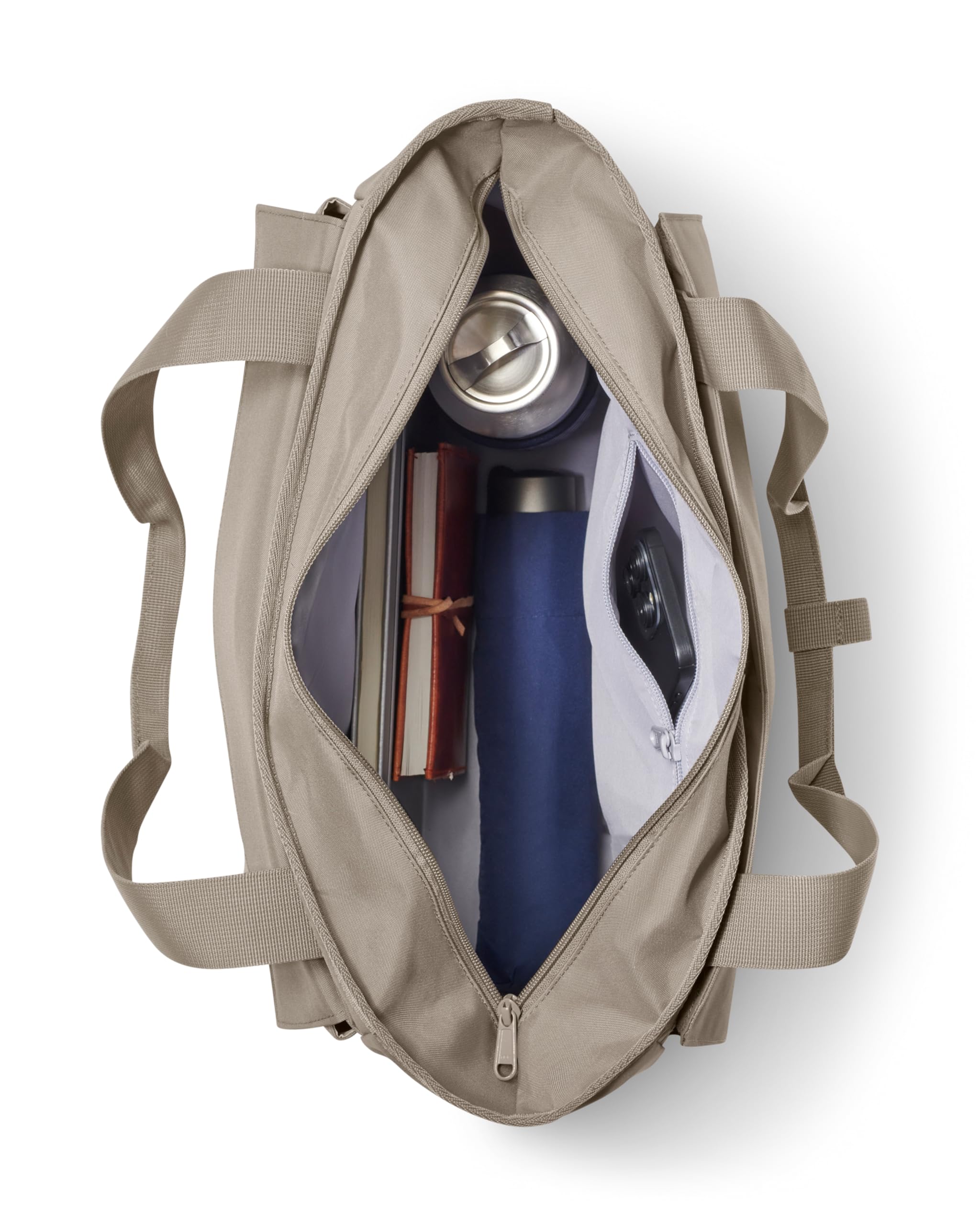 LARKSON Bolsa para Portaequipajes Mujer y Hombre Gris - Nova Bike - Shopper Bag 2 en 1 para Bicicleta y Alforja - Bolsa Trasera de la Compra para Portaequipajes - Repelente al Agua