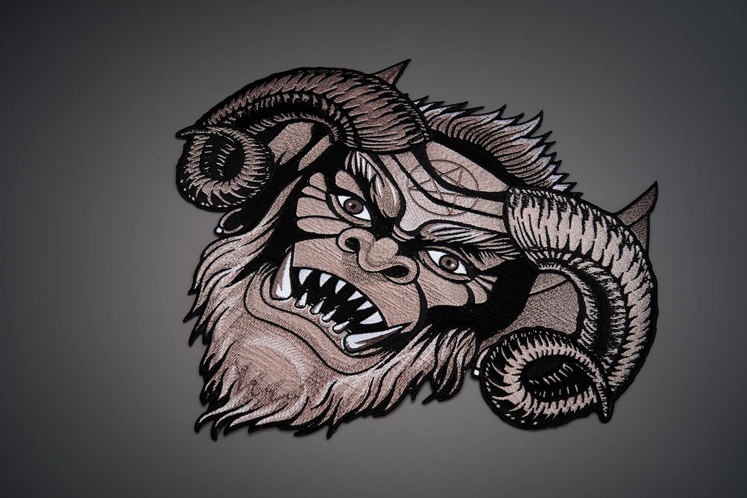Devil Large Back Embroidered Patch for Vest / Iron-on / Sew on