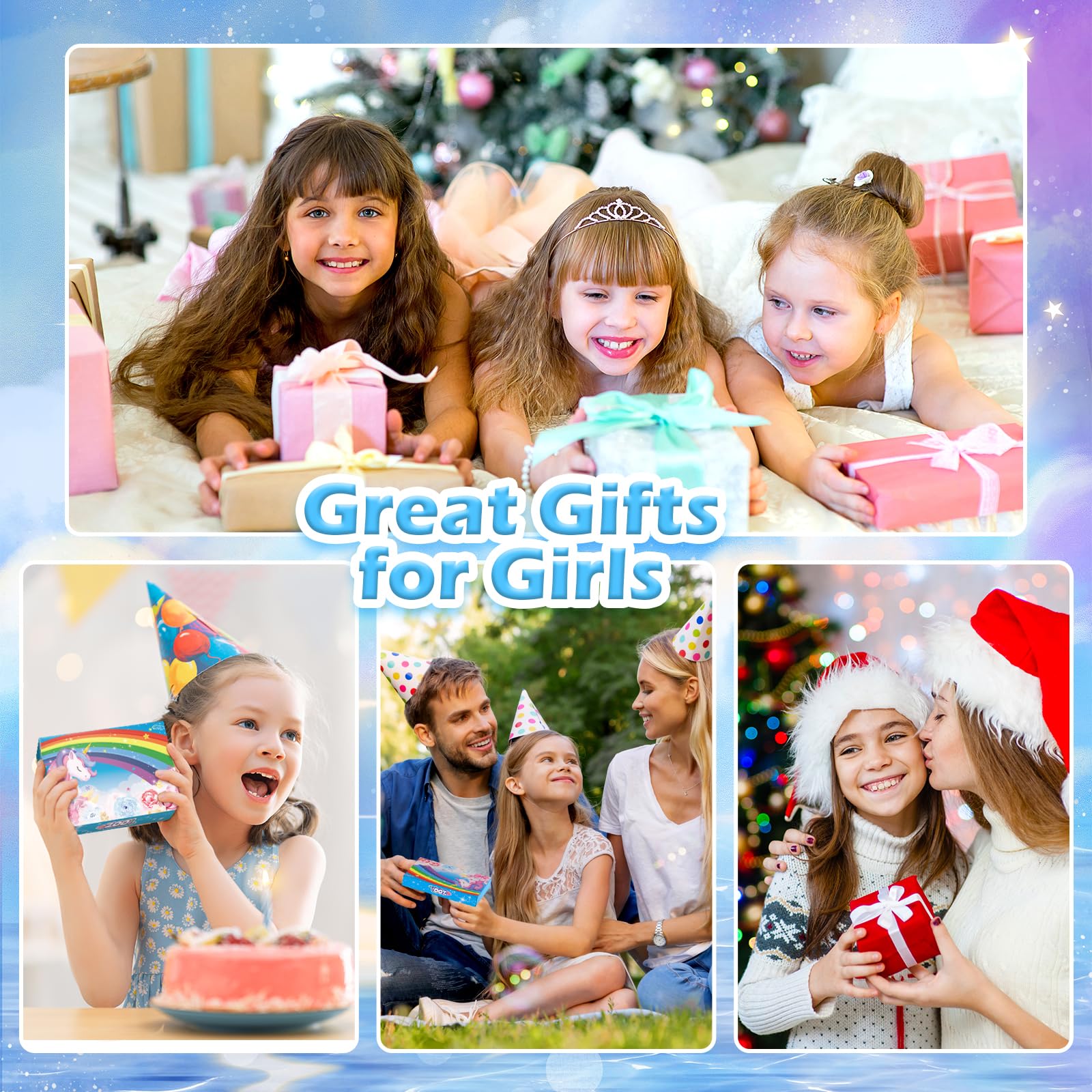 ZOOI Kit per Braccialetti, Gioielli Fai da Te, Idee Regalo Originali Bambina, Ragazza 4-13 Anni per Natale, Compleanno