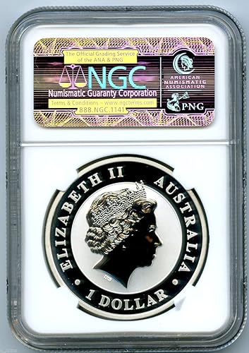 2012 Australia Australian Koala BERLIN BEAR PRIVY .999 Silver Coin 50000 Minted Rare!! $1 MS70 NGC