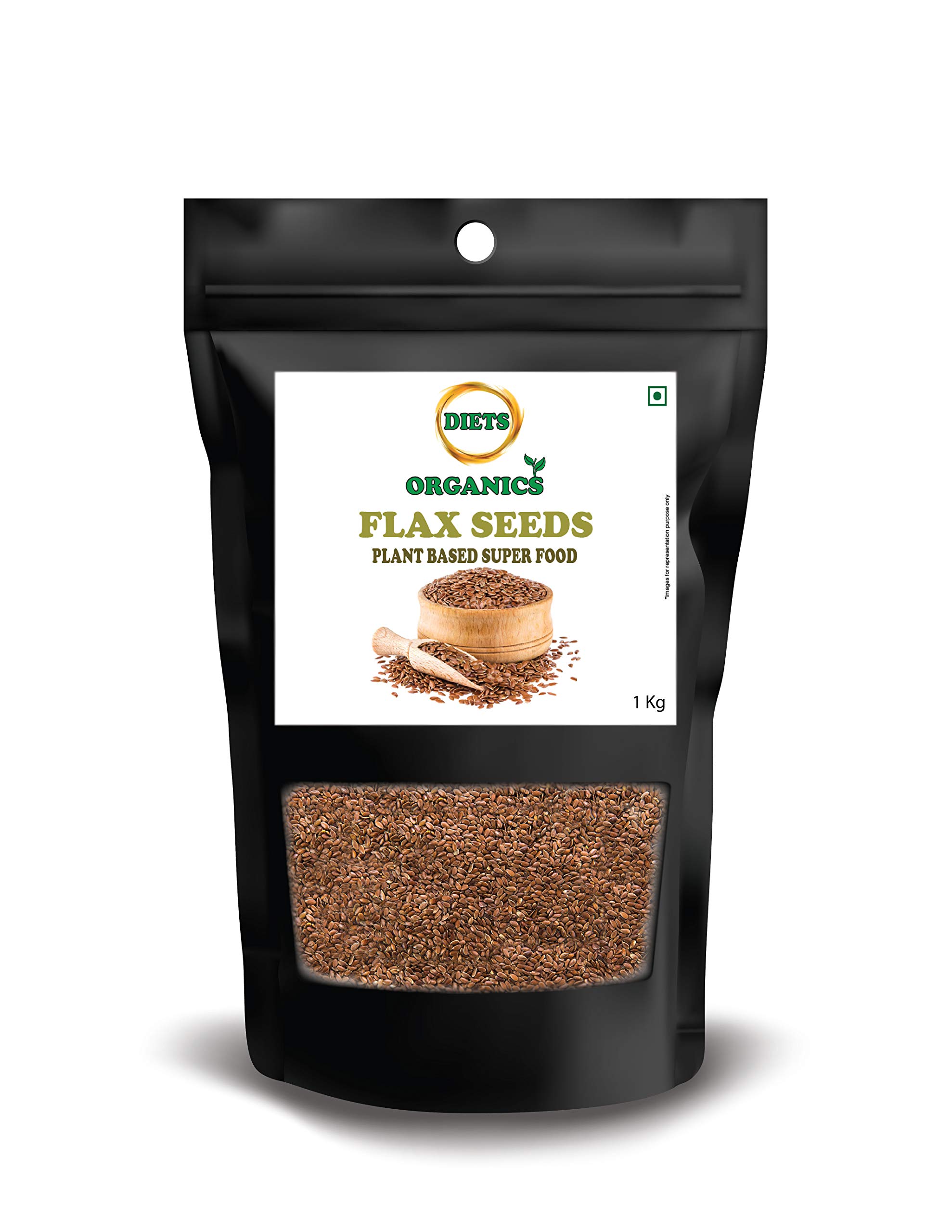 DIETS ORGANICS Flax Seeds (3) -100 G for Weight loss, healthy snacks -100Grams (B098R6BJRJ) Amazon Price History, Amazon Price Tracker