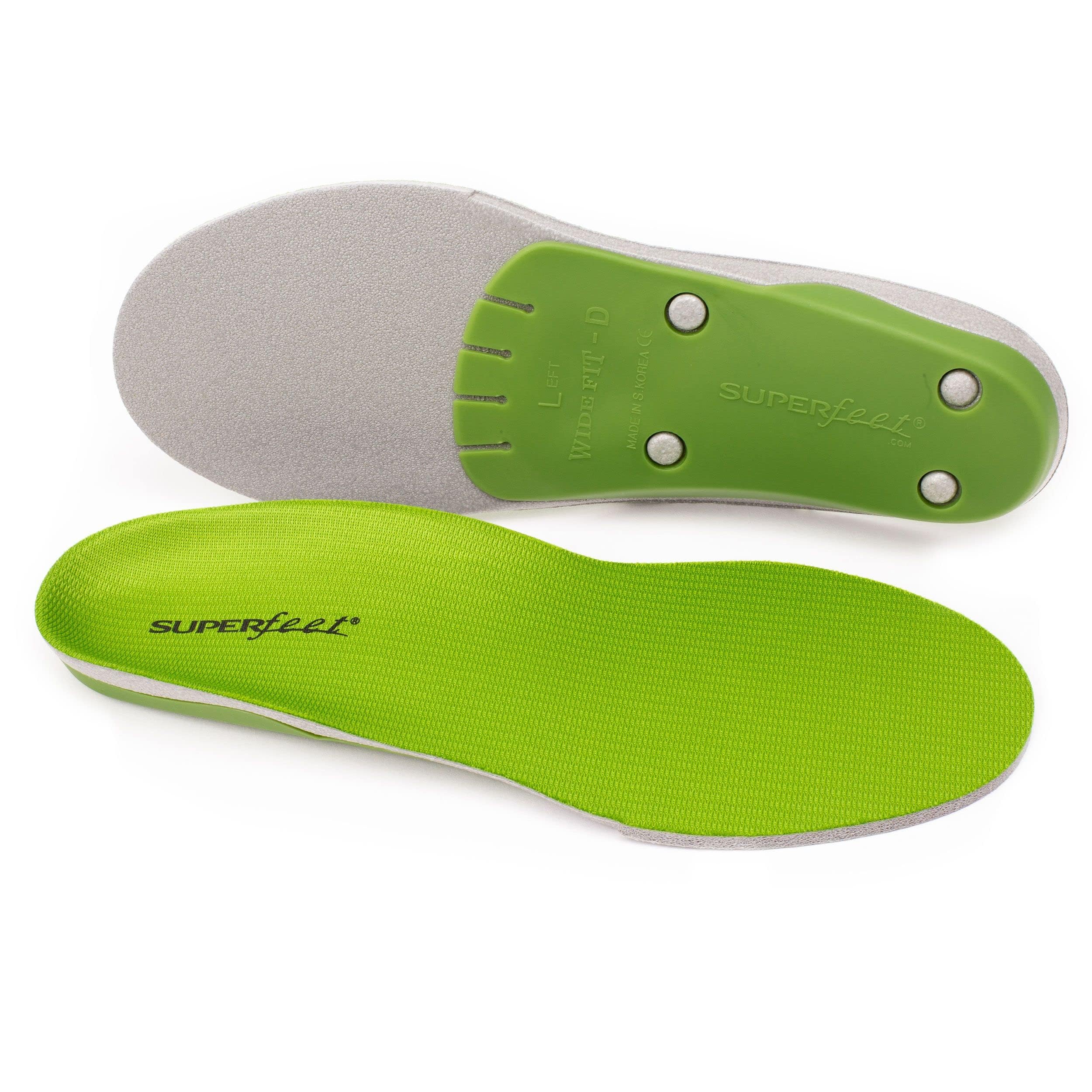 Superfeet - All-Purpose Wide-Fit Support Insoles - Trim-to-Fit Orthotic Arch Support Shoe Inserts