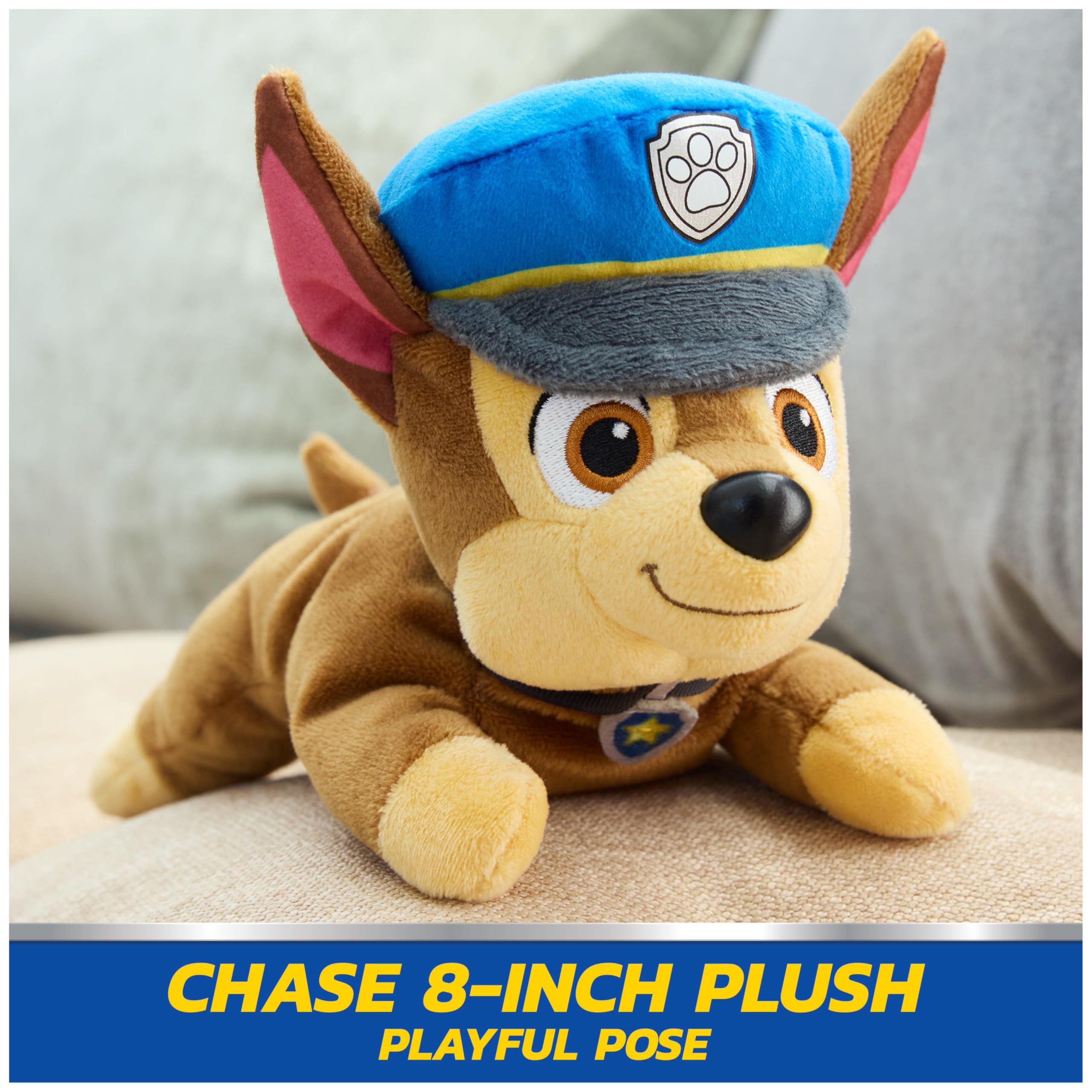 GUND Paw Patrol Chase Plush Toy - 12-Inch (30 Cm) Soft Stuffed Animal Dog, Official Toy For Babies & Kids 12 Months And Up - View #2