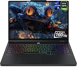 Lenovo Laptop para jogos Legion Pro 5, Intel Ultra 7-255HX, 32 GB DDR5 RAM, SSD PCIe de 2 TB, tela WQXGA de 16 polegadas (2560 x 1600) 165 Hz, Nvidia G-Force RTX 5070, retroiluminação RGB de 24 zonas