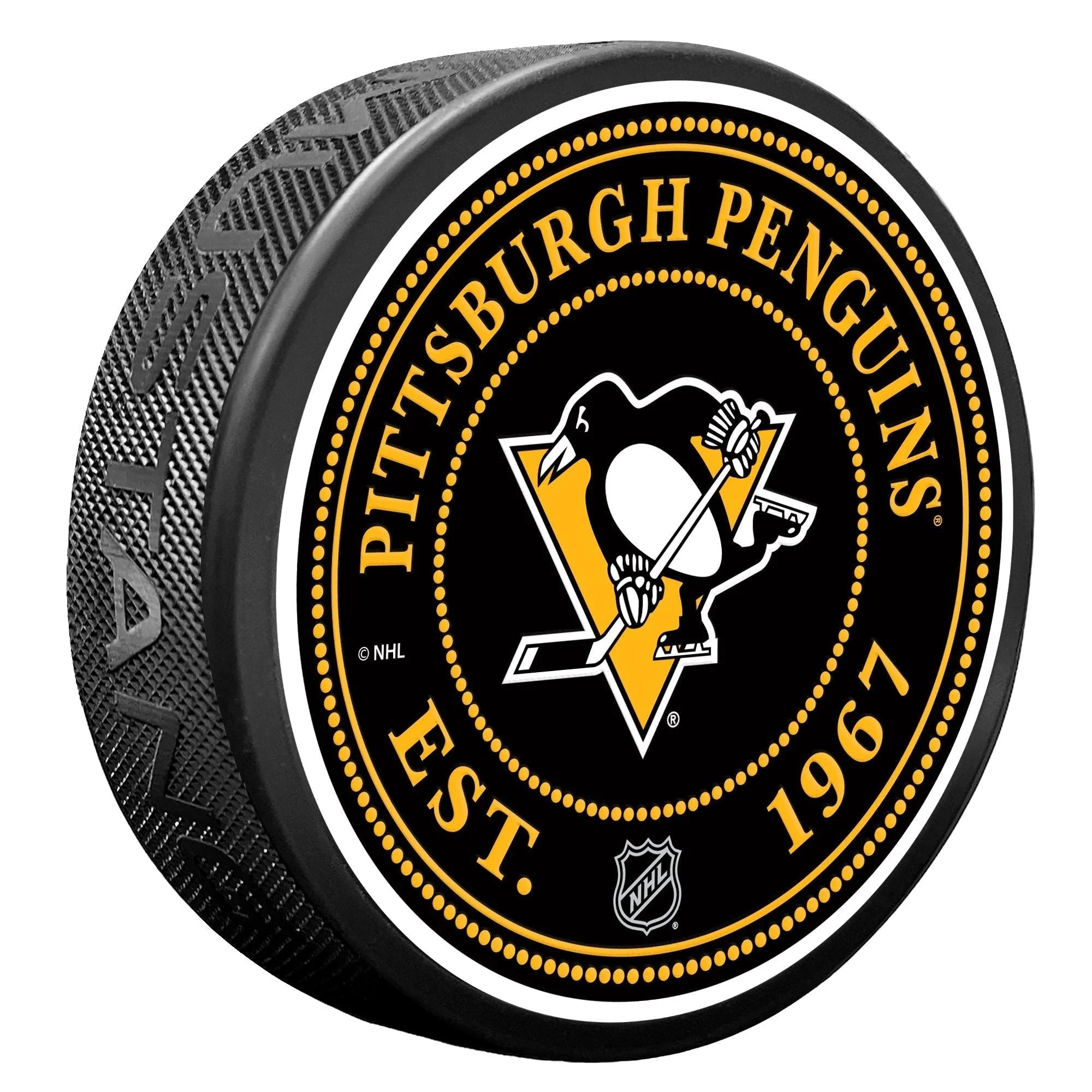 Sports Decor Pittsburgh Penguins Puck - Stud