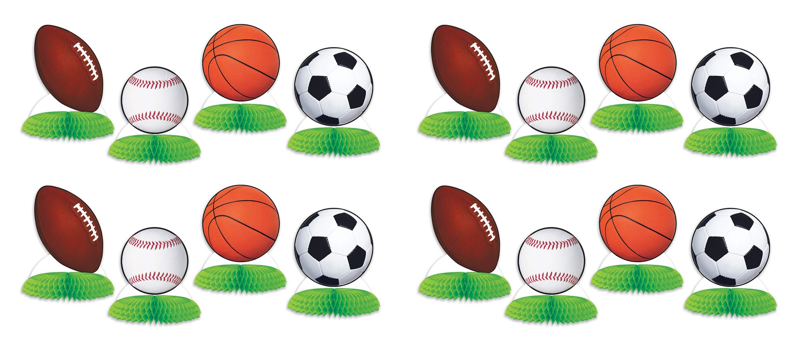 Mini centres de table football et basket pour décorer vos soirées match en famille