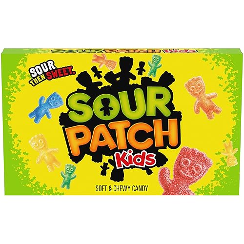 SOUR PATCH KIDS Caramelos suaves y masticables originales caja de 35 onzas SOUR PATCH KIDS Caramelos suaves y masticables originales caja de 35 onzas