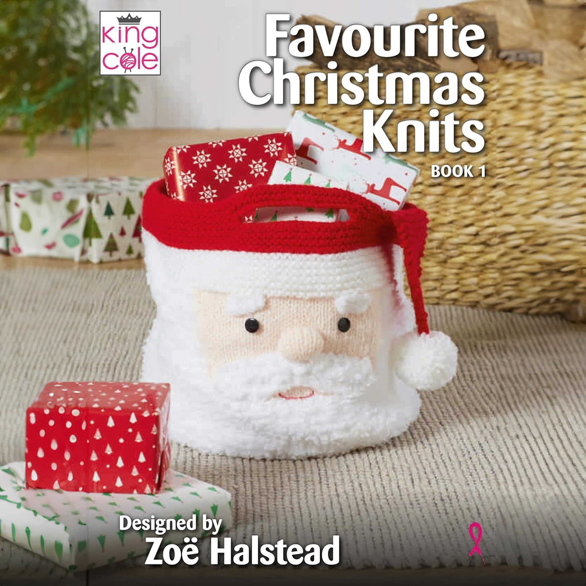 King Cole Favourite Christmas Knits Book 1 by Zoe Halstead, Multicolor, Various Sizes