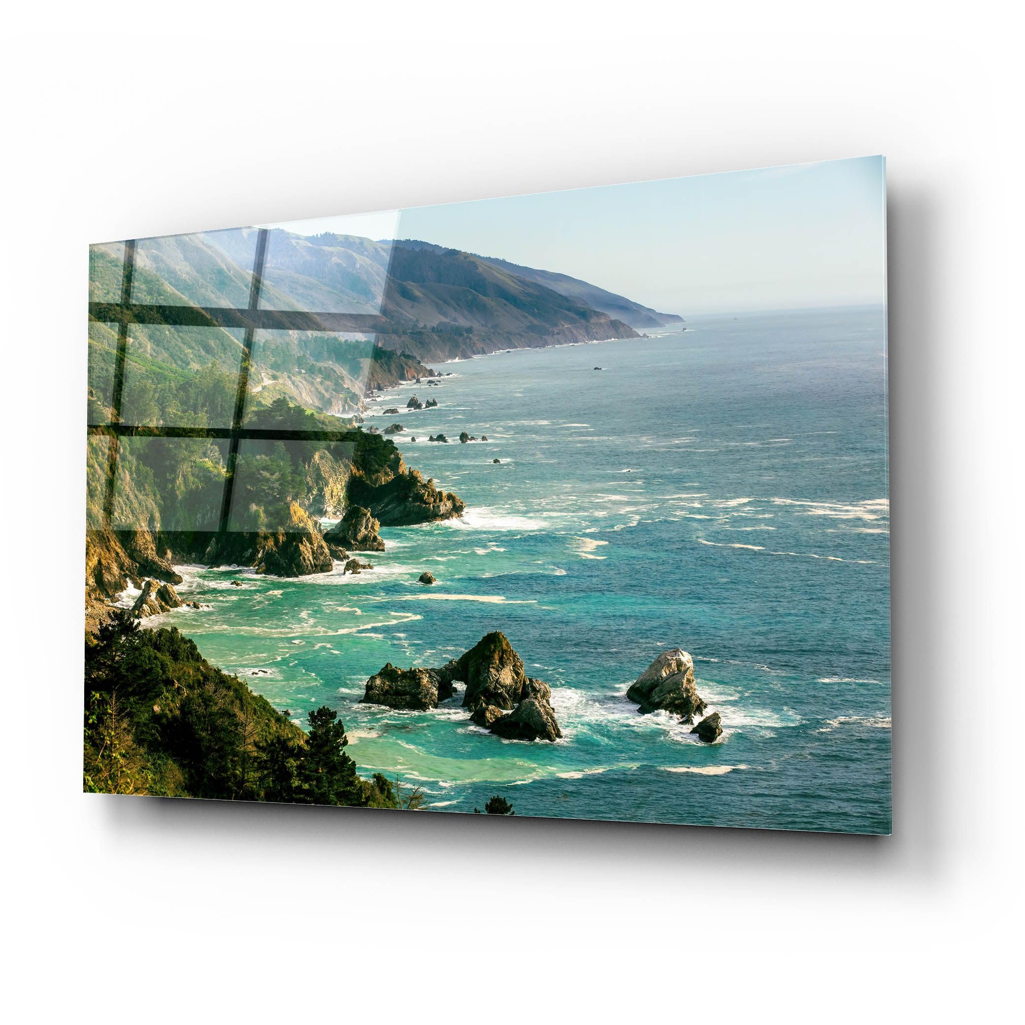 Epic Art 'Cali - Big Sur' by Epic Portfolio, Acrylic Glass Wall Art, 24