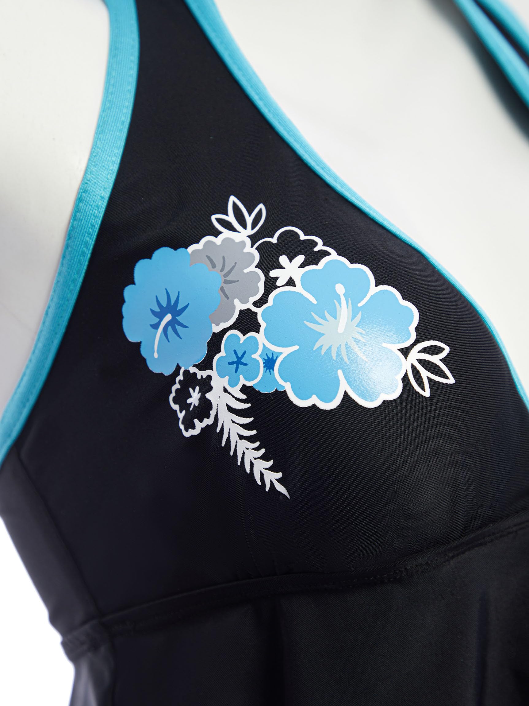 Haikyuu Traje de baño para Mujer Retro Y2K Lindo Bikini con Cuello Halter Traje de baño estético Rave