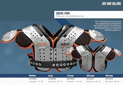 Miniatura 6 de Schutt Varsity XV HD OLDL Shoulder Pad