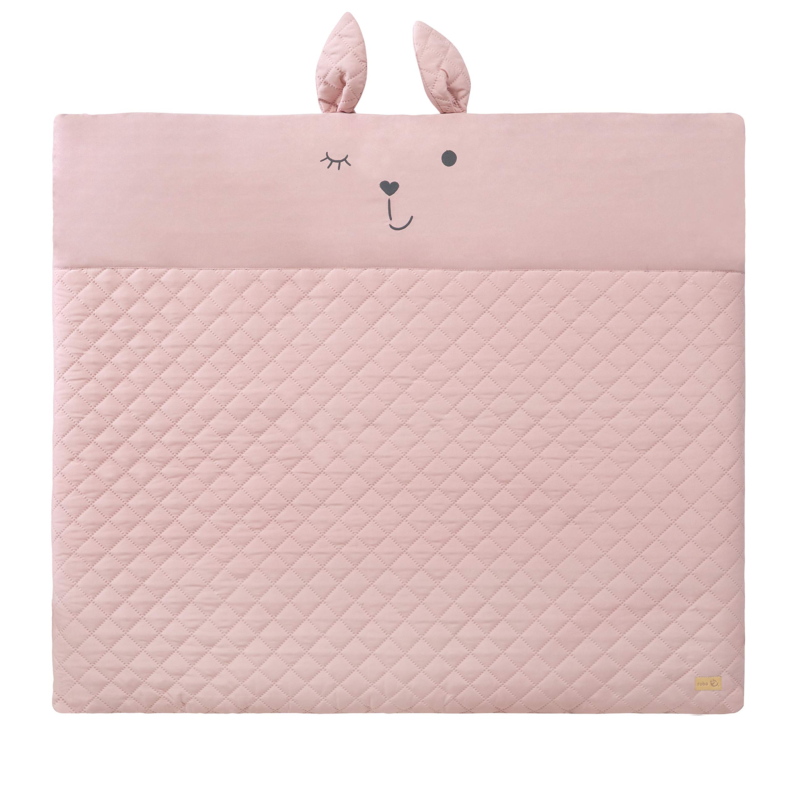 roba Tapis d'Éveil "roba Style" avec Arches à 5 Jouets - 85x75 cm - Tapis d'Activités - Rose