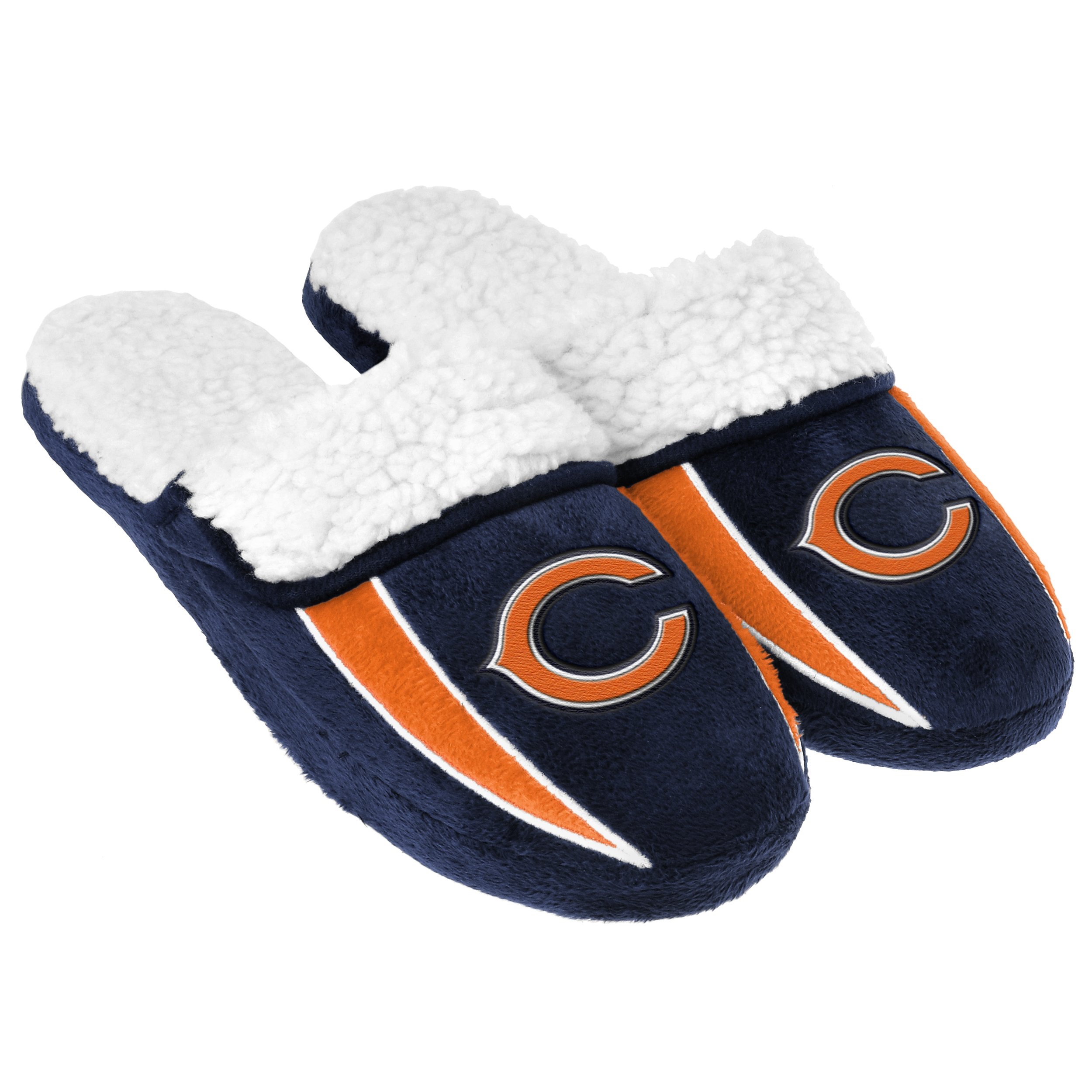 FOCONFL Mens Football Team Logo Moccasin Slippers Shoes