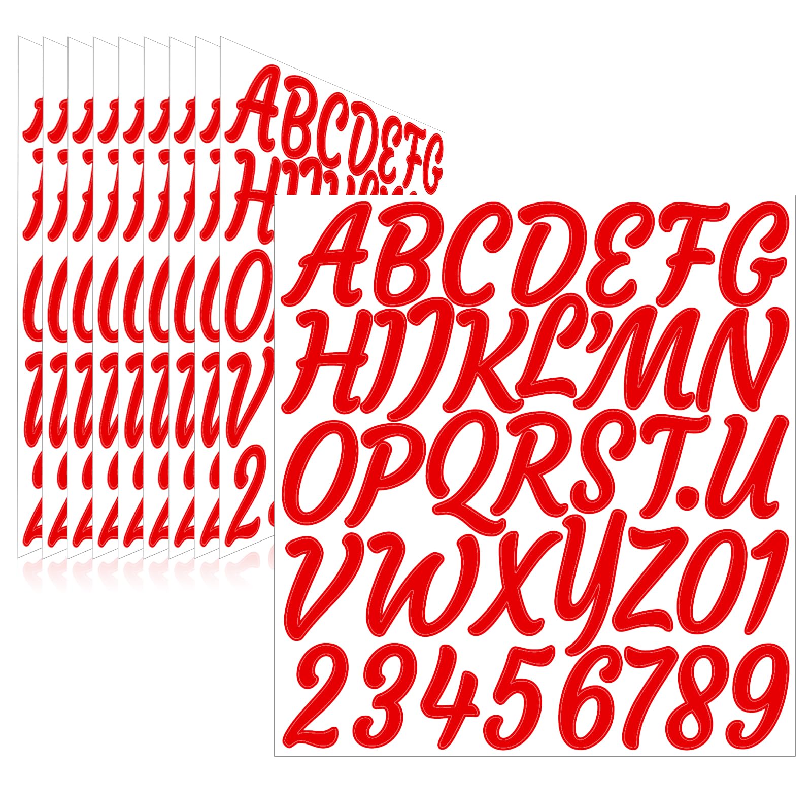 Letter Stickers,Mailbox Numbers,2 Inch Waterproof Vinyl Alphabet
