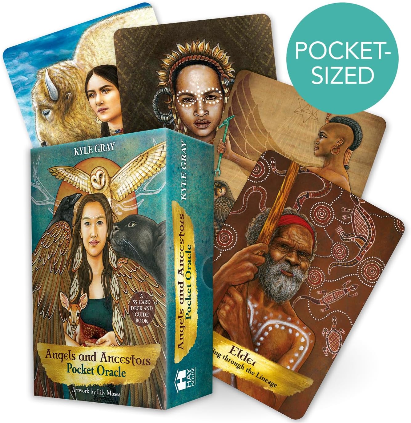 Angels and Ancestors Pocket Oracle: A 55-Card Deck and Guidebook