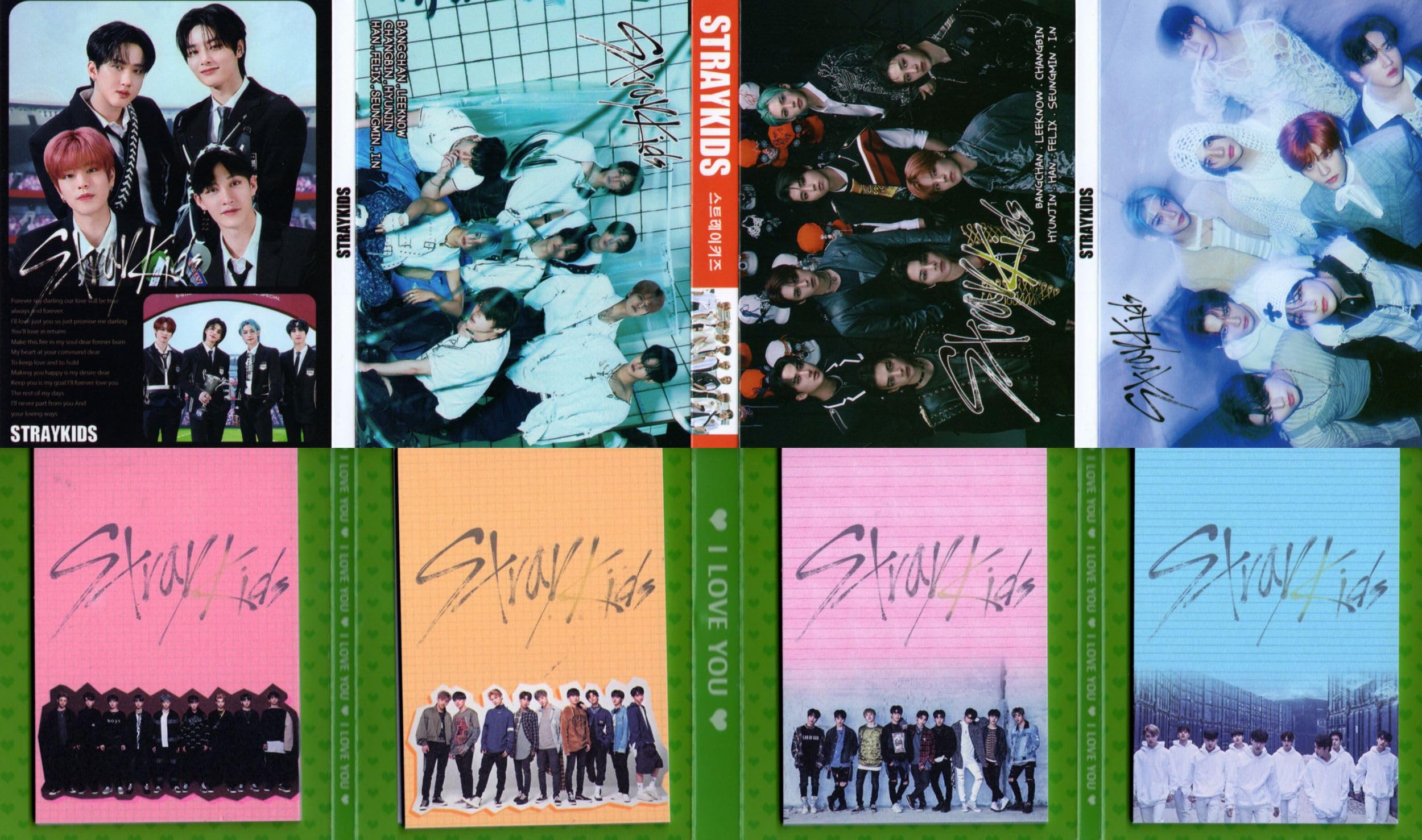 Amazon.co.jp: STRAY KIDS スキズ グッズ メモ帳 80枚セット