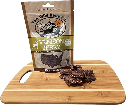 Miniatura 2 de The Wild Bone Company - Golosinas de carne seca para perros, brocas naturales de entrenamiento masticables con alto contenido de proteínas,