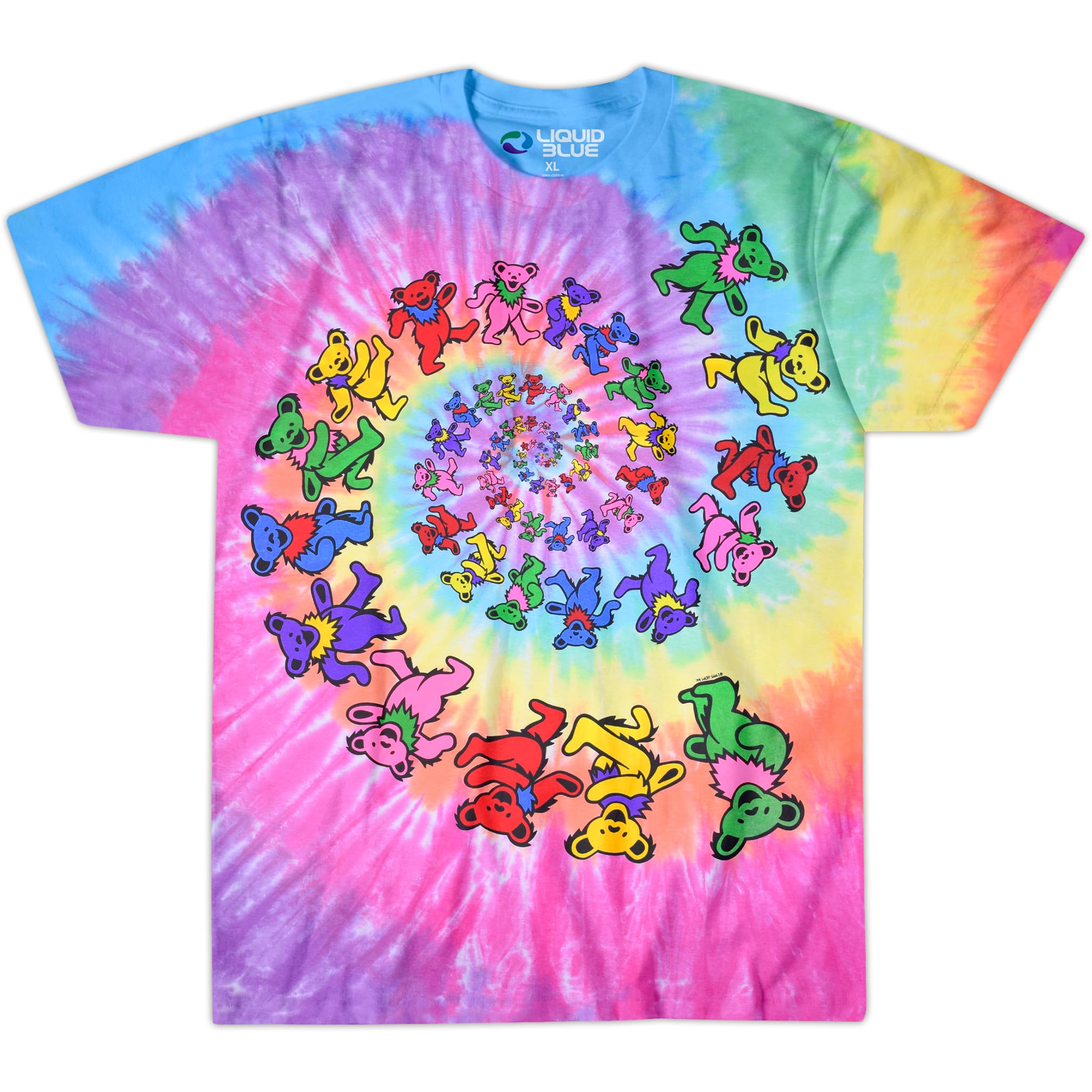 Men's Grateful Dead Spiral Bears T-Shirt