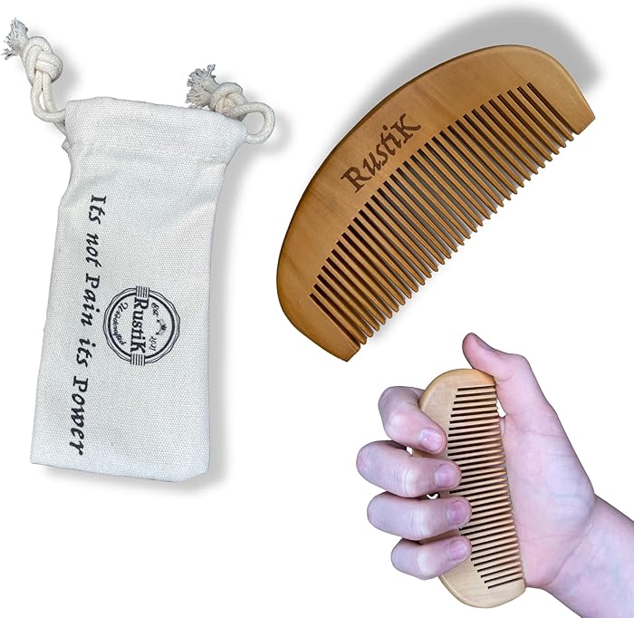 Labour/Birthing Comb with Cotton Pouch by RustiK, Natural Pain Relief, Splinter Free Pear Wood Comb, Can be used with Anxiety or other Pain/Stress Situations. Labor, Pregnancy. : Amazon.co.uk: Health & Personal Care