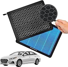 Cabin Air Filter CF12151 Fits Hyundai (2015-2019) Sonata for Non-Hybrid Engines, Honeycomb Structure and Activated Carbon, Durable and Sturdy (1 Pack)