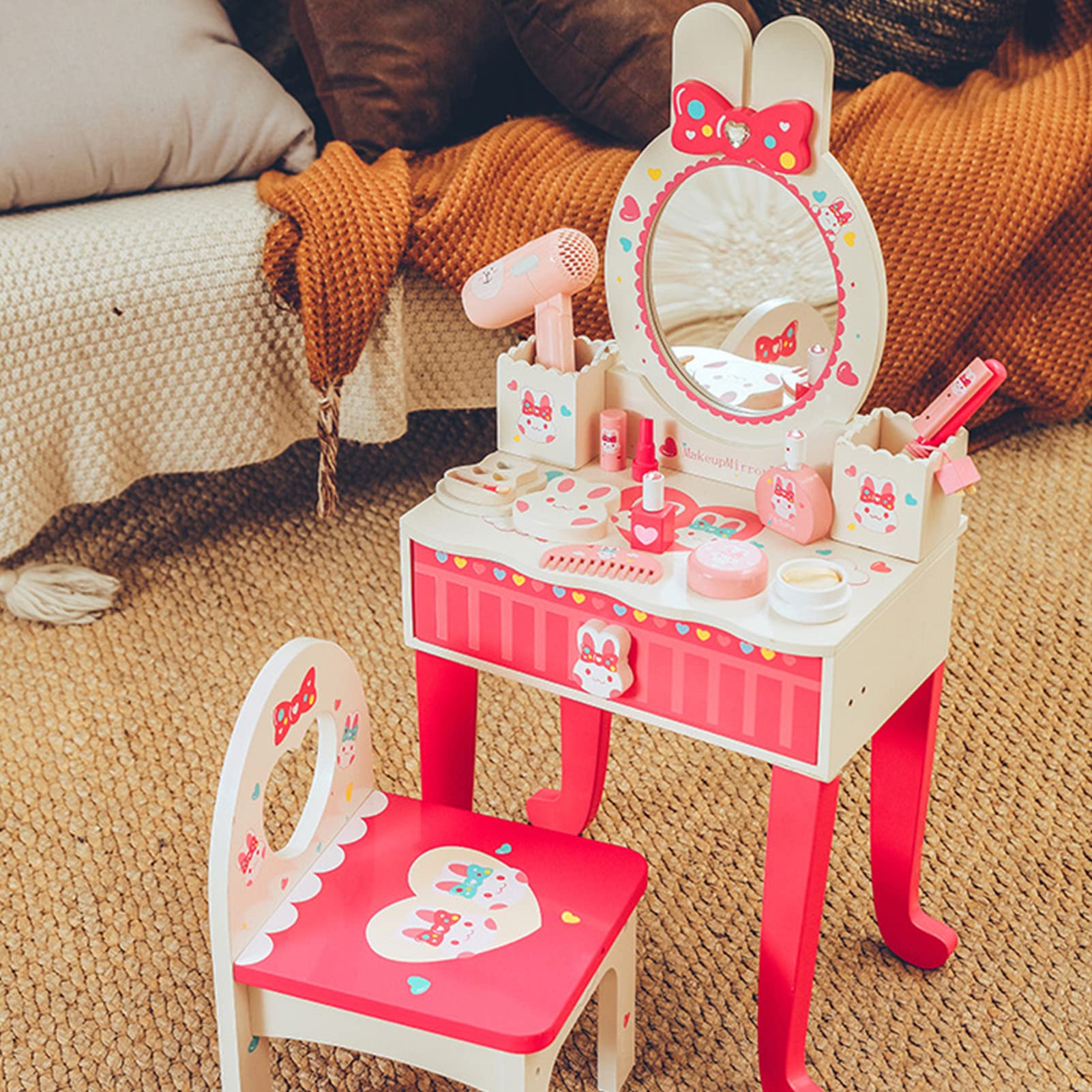 Set da Tavolo per Trucco per Bambini Simpatico Modello di Cartone