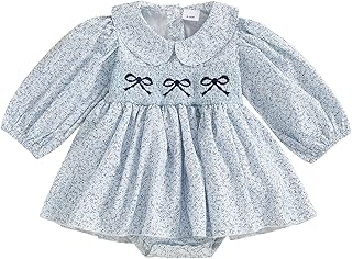 Summer Baby Girls Clothes Floral Short Sleeve Romper Dress Tutu Bodysuit...