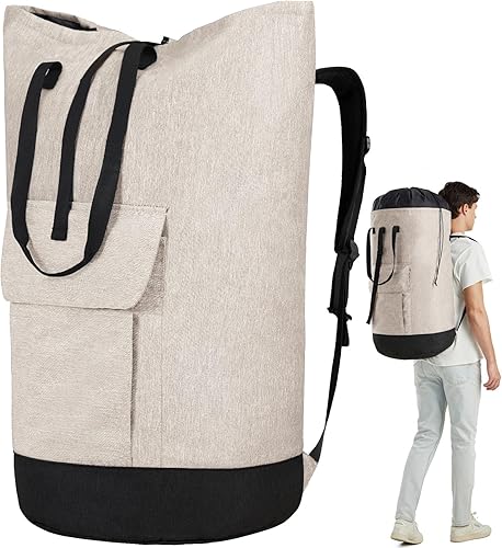 Bolsas de lavandería extra grandes y resistentes, bolsa de lavandería de 115 litros para estudiantes universitarios, mochila de lavandería, bolsa de