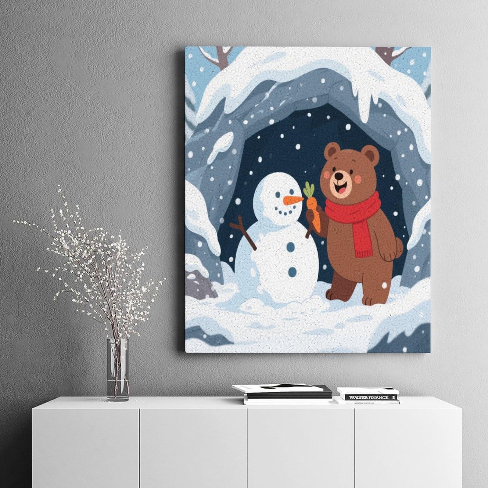 KOAYUBFC Malen nach Zahlen für Erwachsene, Anfänger, Erwachsene, Malen-nach-Zahlen-Kits auf Leinwand, Acryl-Ölfarben, Gemälde mit Pinseln als Geschenk, Wanddekoration für Zuhause, Wanddekoration