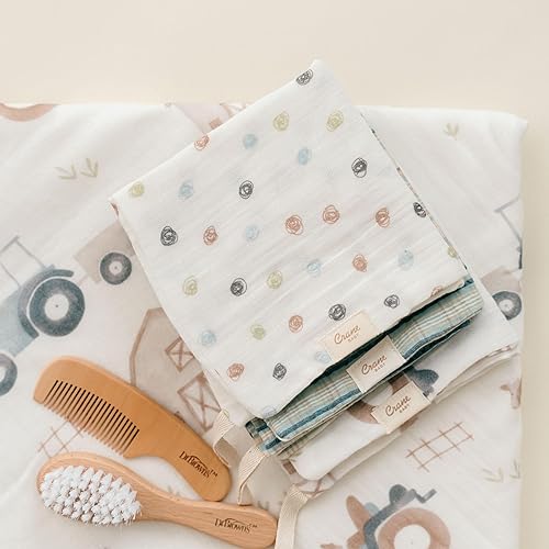 Vista 27 de Crane Baby Toalla con capucha - 100% algodón y tela de rizo, teñido anudado rosa, 30 x 30 pulgadas, toalla de playa y baño con capucha para bebé