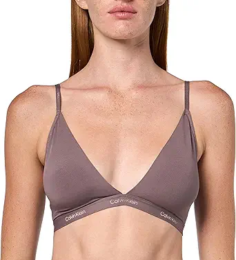 Calvin Klein Women's Form to Body Lightly Lined Triangle Bralette