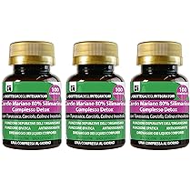 Set Cardo Mariano 80% Silimarina Complesso Detox 300 Compresse 1 al dì | con Tarassaco Carciofo Colina Inositolo | Senza Glutine | Depurativo Fegato LABOTTEGADEGLIINTEGRATORI ®