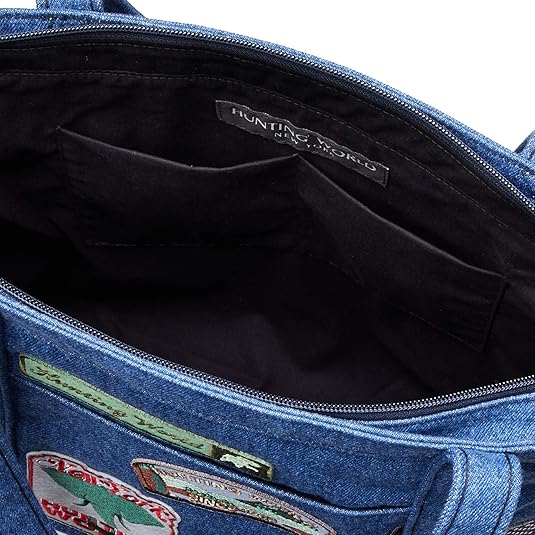 ハンティングワールド 2way メンズ ビジネスバッグ A4可 デニム ハンティングワールド 2way メンズ ビジネスバッグ A4可 デニム