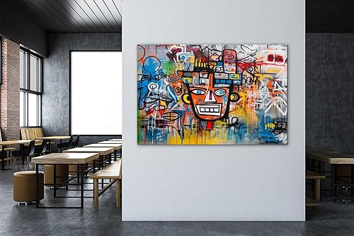 Miniatura 255 de ANRUOXI Graffiti - Lienzo decorativo para pared, diseño abstracto retro, pintura urbana moderna, póster de decoración de pared de zapatos para