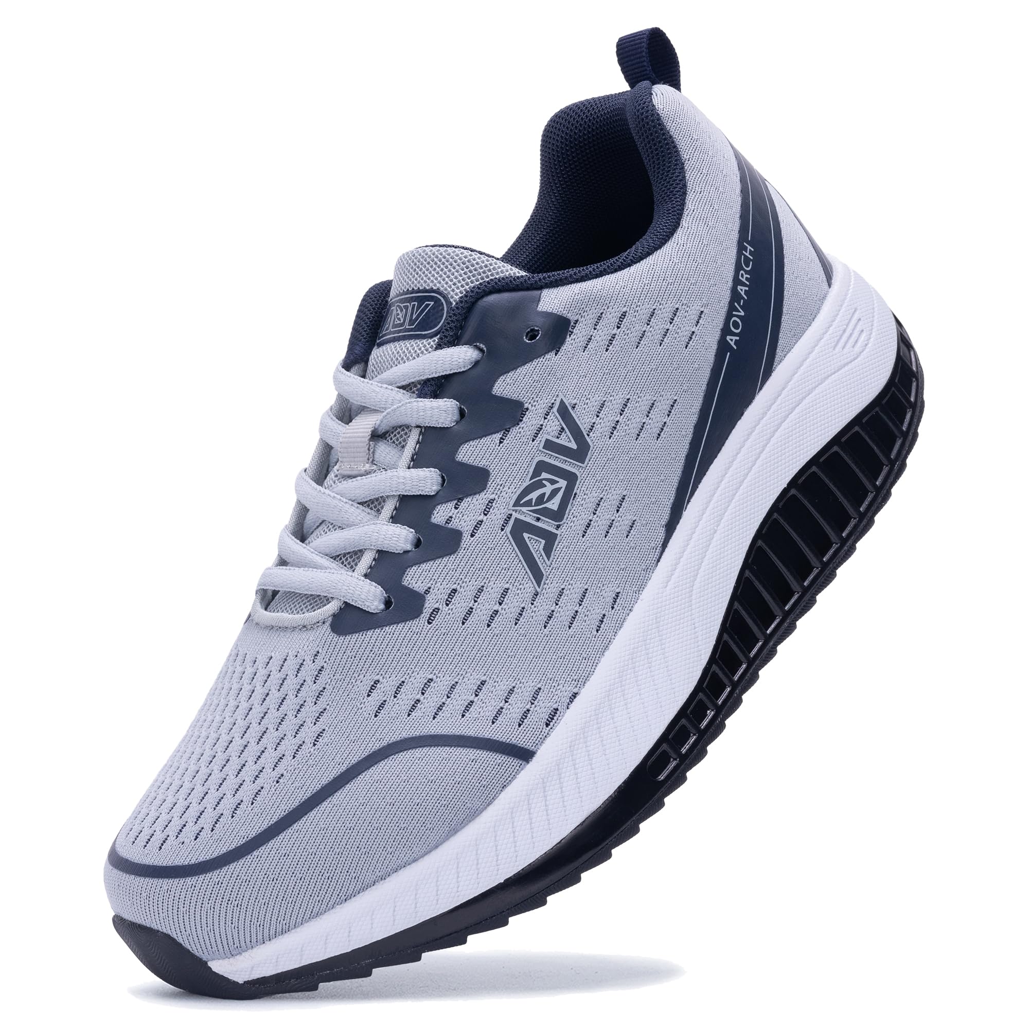 MAFEKE Womens Wide Toe Box Walking Shoes Arch Support Orthotic Sneakers Wide Width Tennis Shoes for Plantar Fasciitis Bunions US 6.5-11