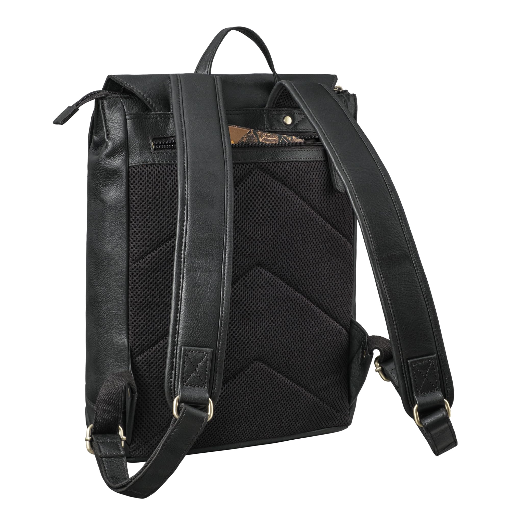 STILORD 'Sage' Vintage Leder-Rucksack für Damen Herren Rucksack Tasche Laptop 13.3 Zoll Echtleder Anti-Diebstahl Backpack für Uni Schule Arbeit