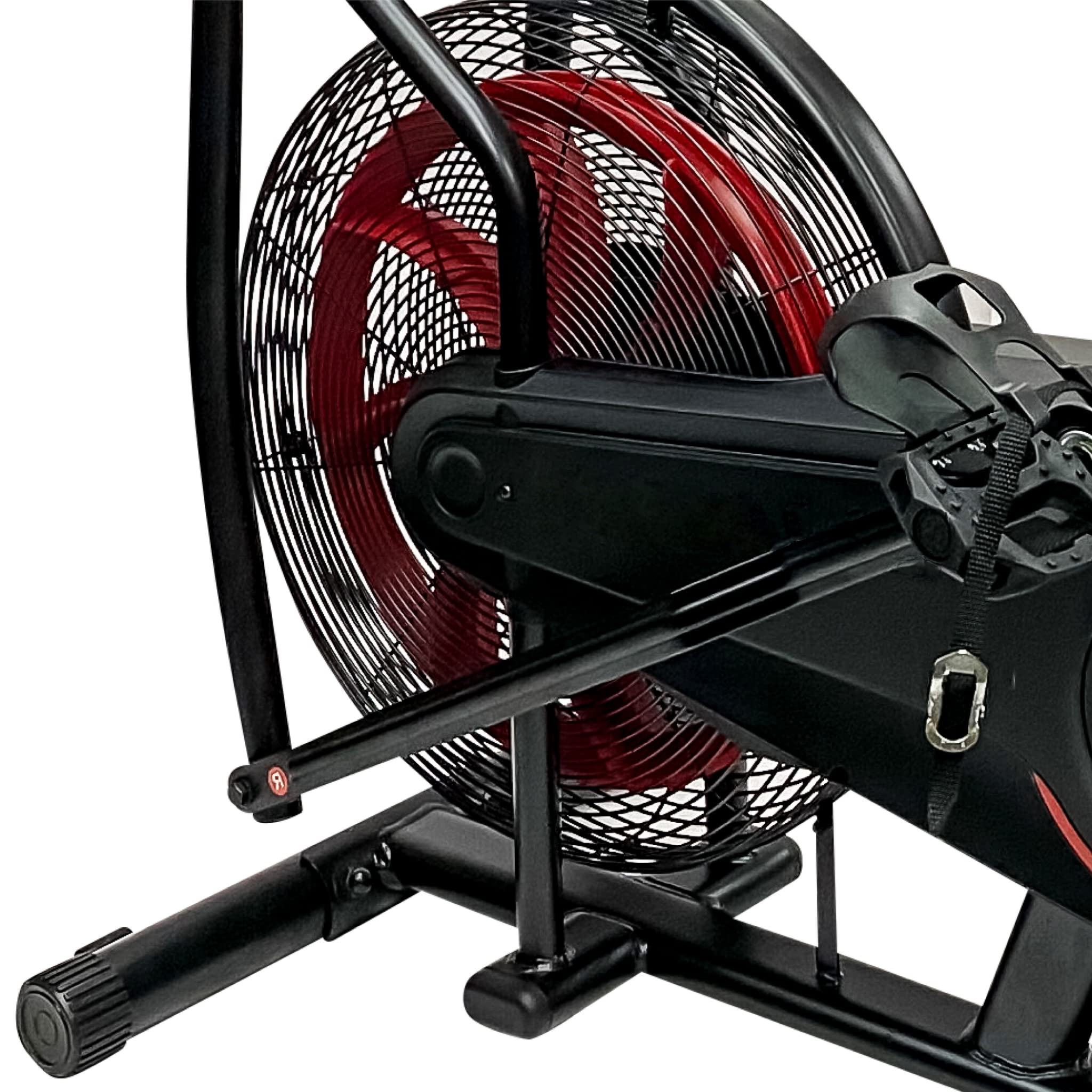 Ultrasport Air Bike, rower fanów, opór powietrza, do treningu siłowego, efektywny HIIT trening, kompatybilny z aplikacją komputera treningowego, bezpieczna podstawka, trening ramion i nóg, regulowany