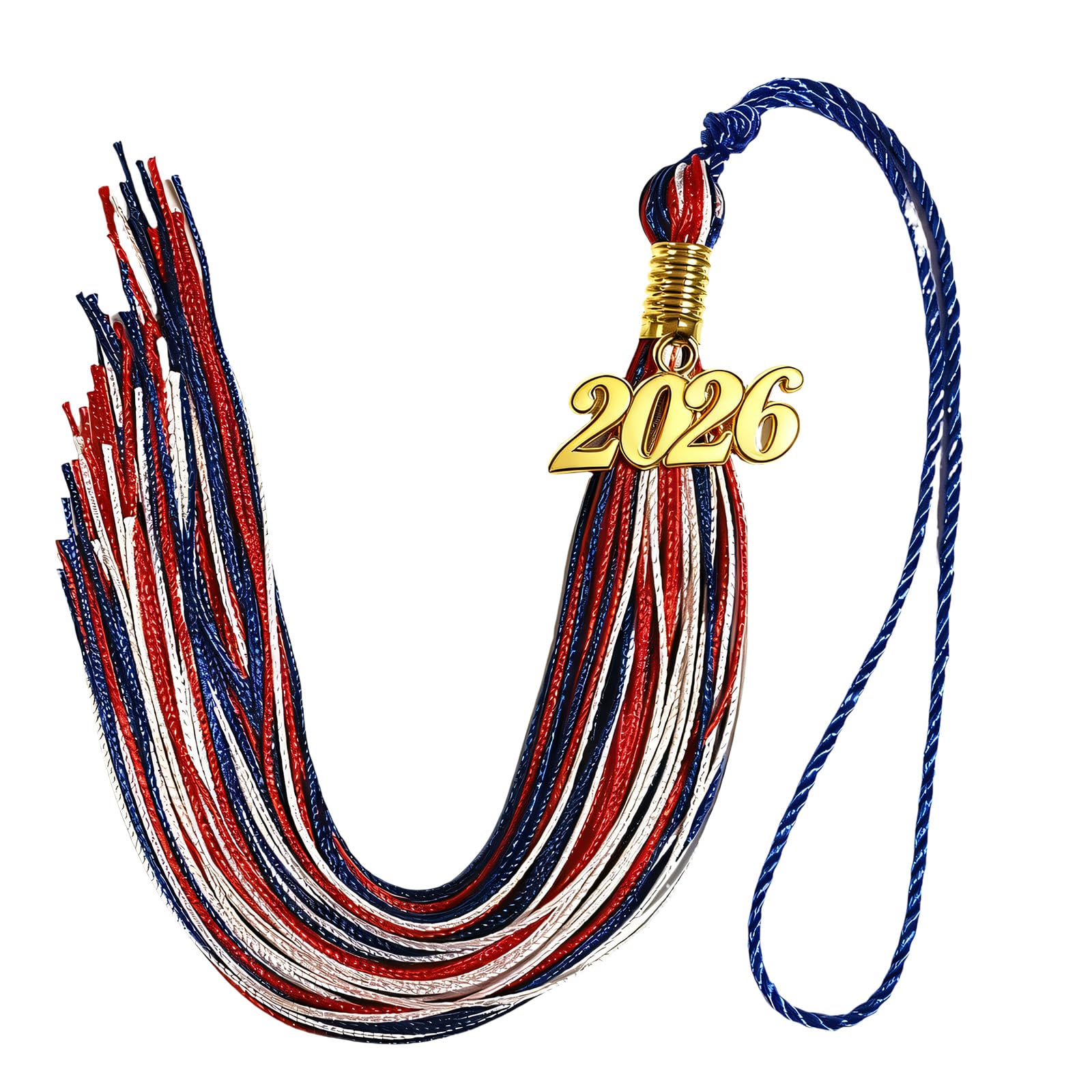 Graduation Tassels 2026 Year Identifier Easy Installation for Cap and Craft Projects Soft Polyester Tassels