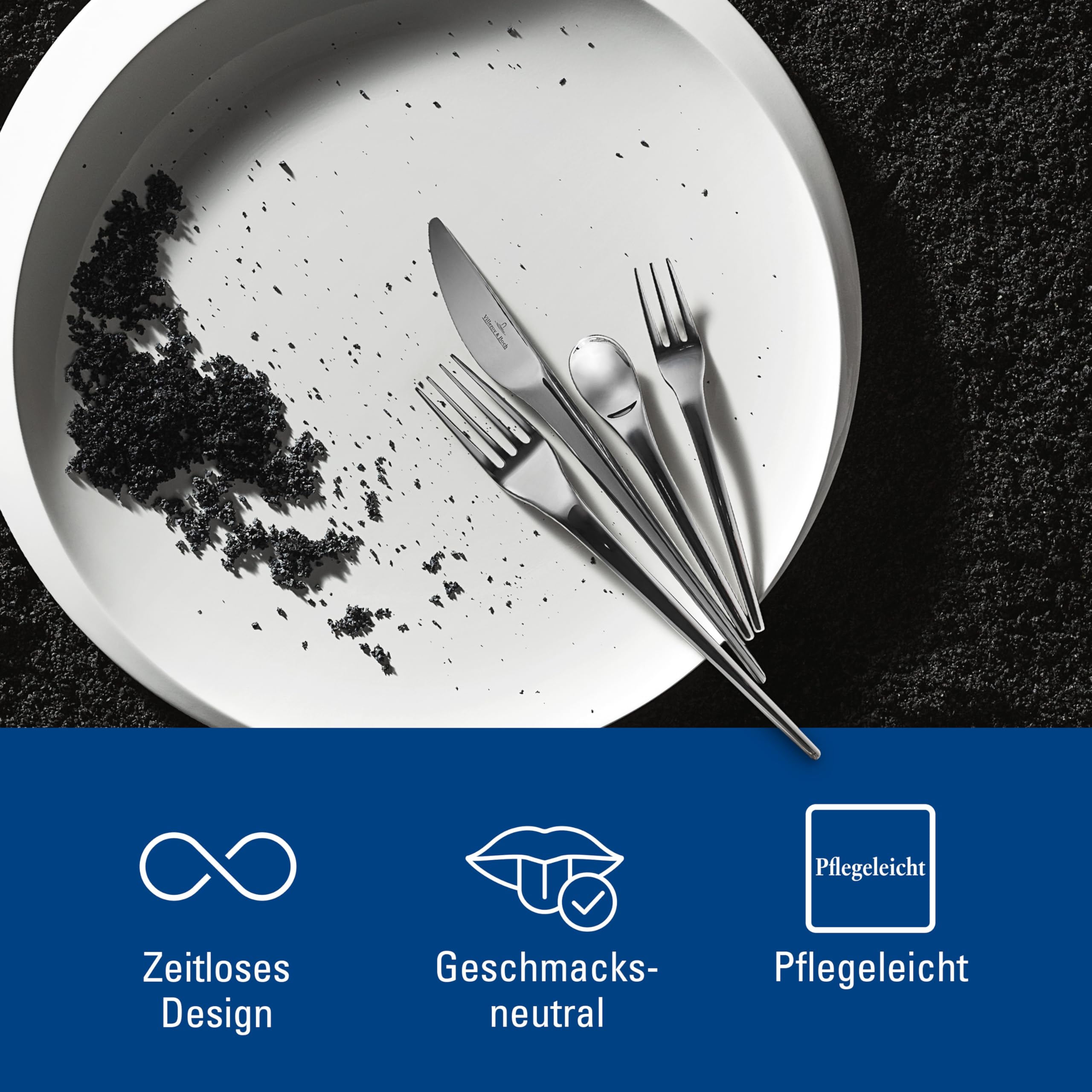 Amazon | Villeroy & Boch New Moon Cutlery 24点 ステンレススチール