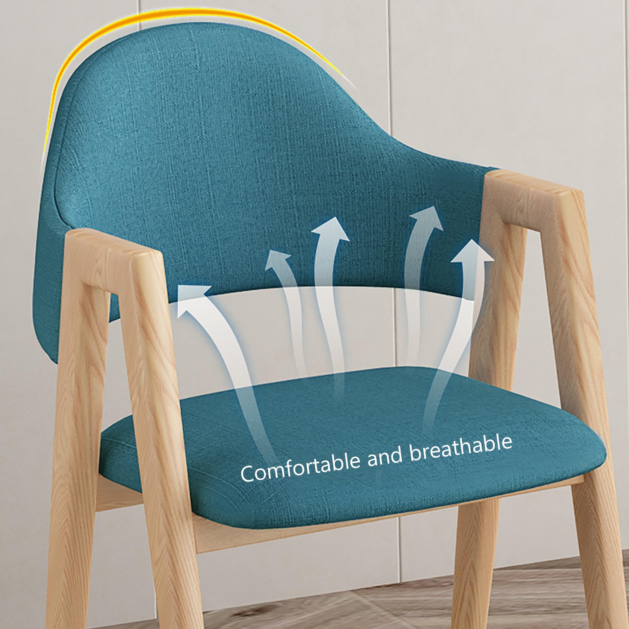 3-teiliges rundes Esszimmer-Set mit gepolsterten Stühlen – kleiner Konferenztisch für Büroküche & Kaffeeraum – stilvolle Empfangs- & Clubmöbel