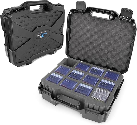 CASEMATIX XL Top Loader Card Storage Case for Trading Cards Fits 450
