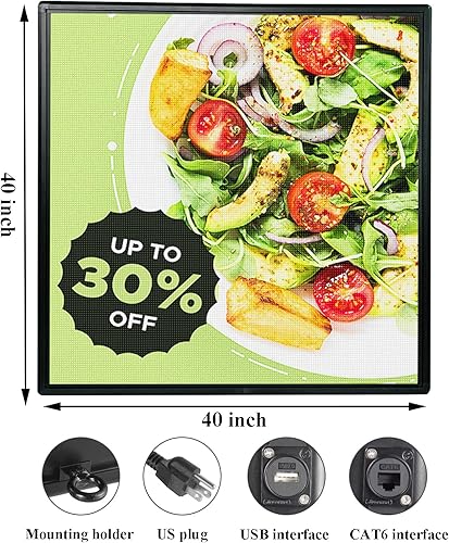 Miniatura 31 de Letrero LED P10 con desplazamiento de texto para exteriores