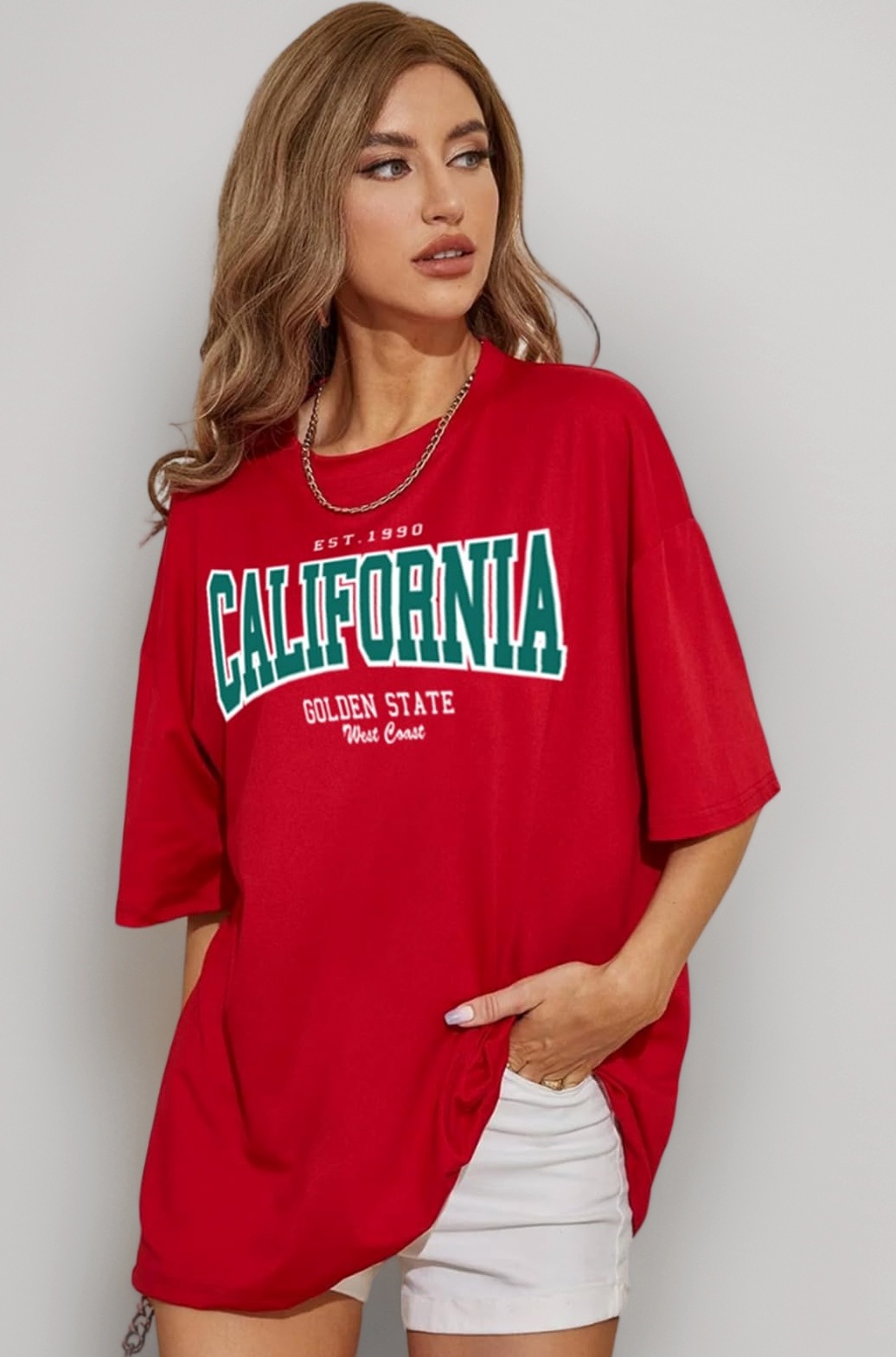 Round Neck Drop Shoulder Round Neck Black & White Graphic Printed Pure Cotton Oversized Baggy Fit Half Sleeve T-Shirt for Women & Girls (Sizes: S to 2XL)