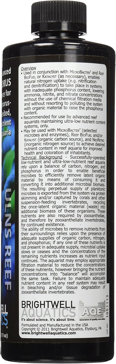 Brightwell Aquatics MicroBacter7 + NeoPhos - Bacteria & Phosphorus Supplement for Fish Tank or Aquarium