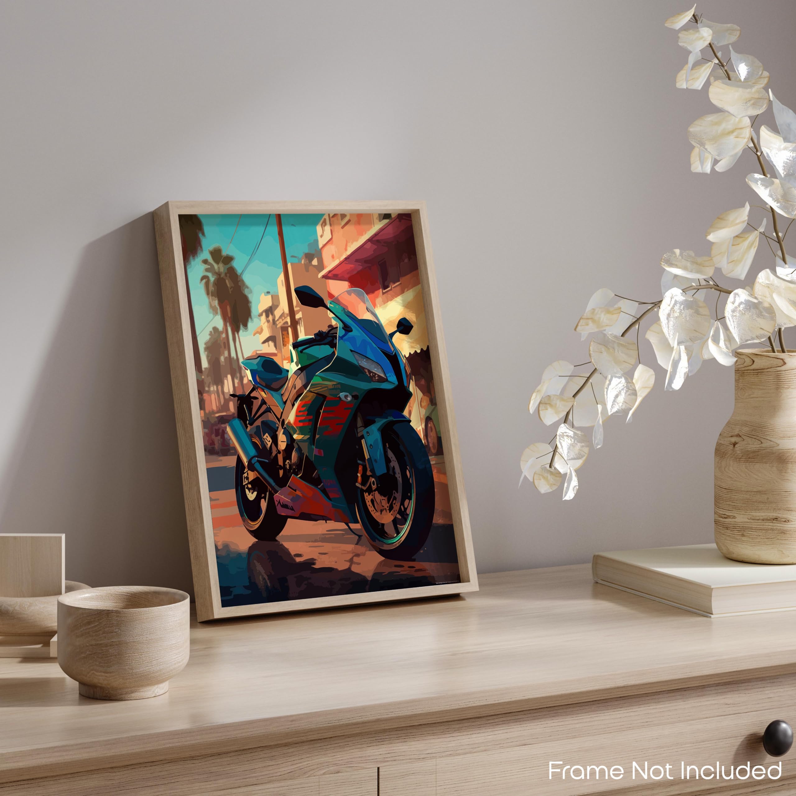 Amazon.com: Inspirational Wall Art Co. - Energetic | Ninja ZX6R