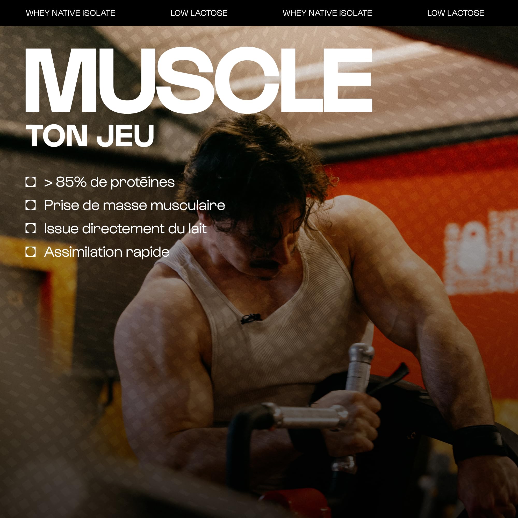 Aislado de Whey Nativo 100% Puro | Proteína de Suero en Polvo extraproteinada (90%) • Leche francesa • Creación muscular • Musculación/Fitness | Nutrimuscle | Aroma Natural Vainilla - 1,5 kg