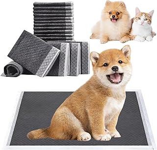 100 Stück PIPI Matten für Hunde 33 × 45 cm, Welpen Unterlagen Trainingspads, Super Saugfähige Oberfläche, Puppy Pads für Kranke und Inkontinente Tiere