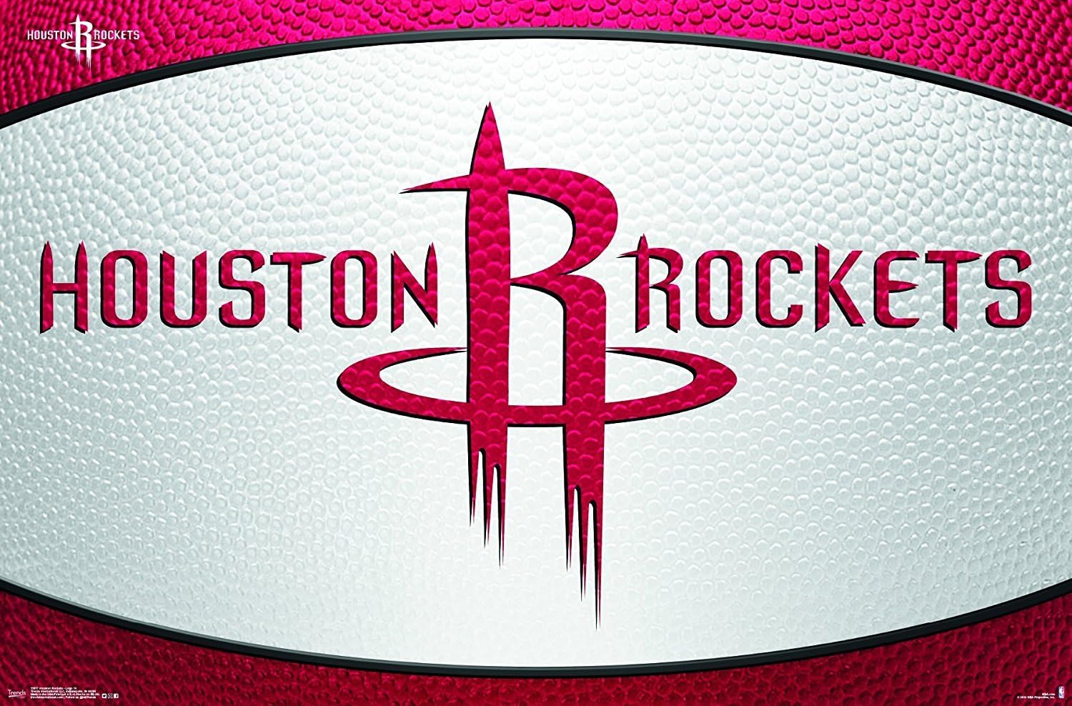 Amazon｜Trends International RP13617 Wall Poster Houston Rockets Logo