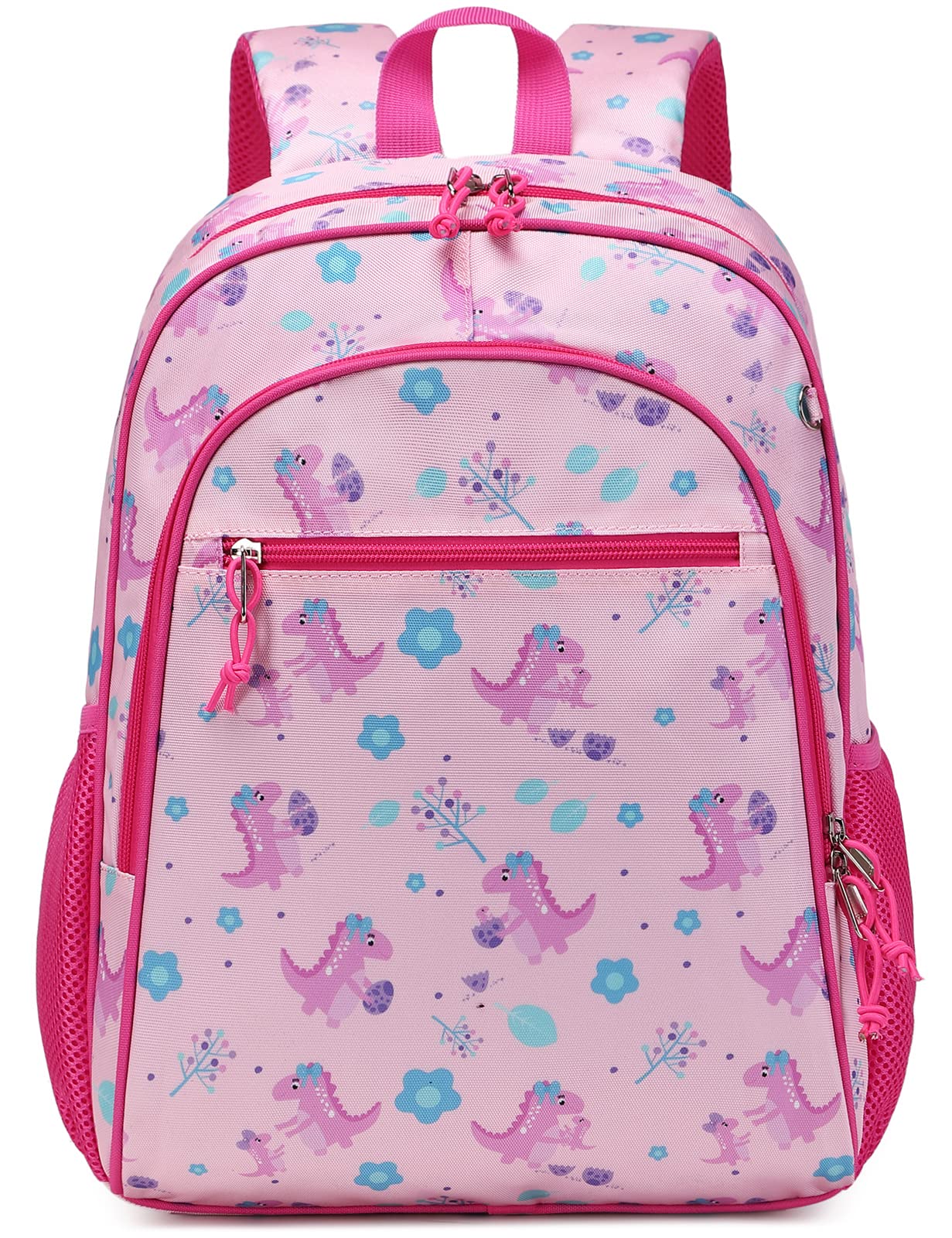 Ryushoyo Backpack for Little Girls, Cute Lightweight Water Resistant Preschool Backpack for Kindergarten Elementary Bookbag Dino Girls Schoolbag with